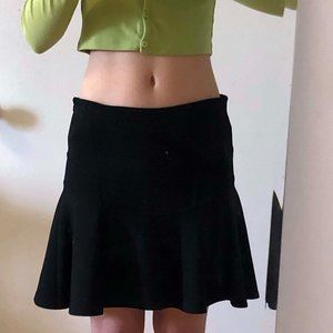 Balenciaga black mini skirt